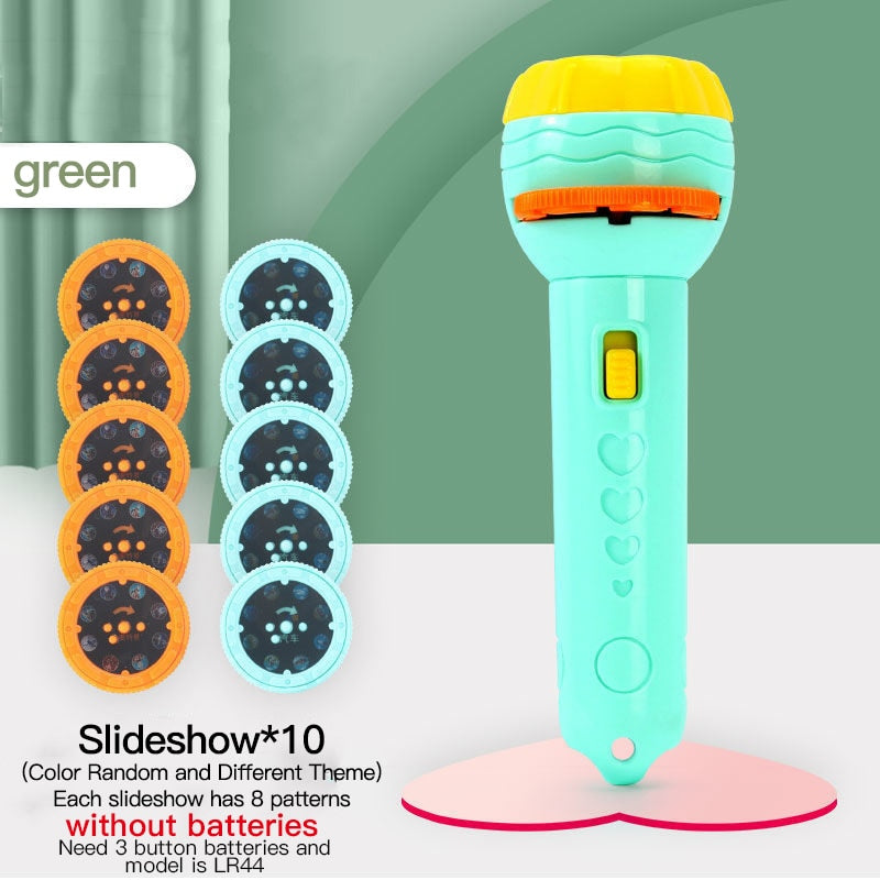 Lanterna Projetor de Desenhos Animados- Luxo Premium