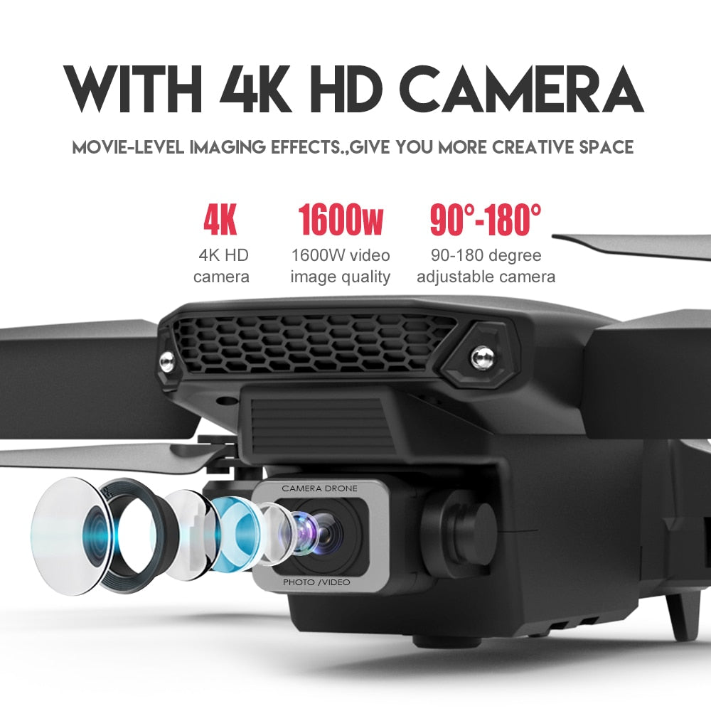 Drone Kbdfa E88 Pro 4K 2022 wifi -Luxo Premium