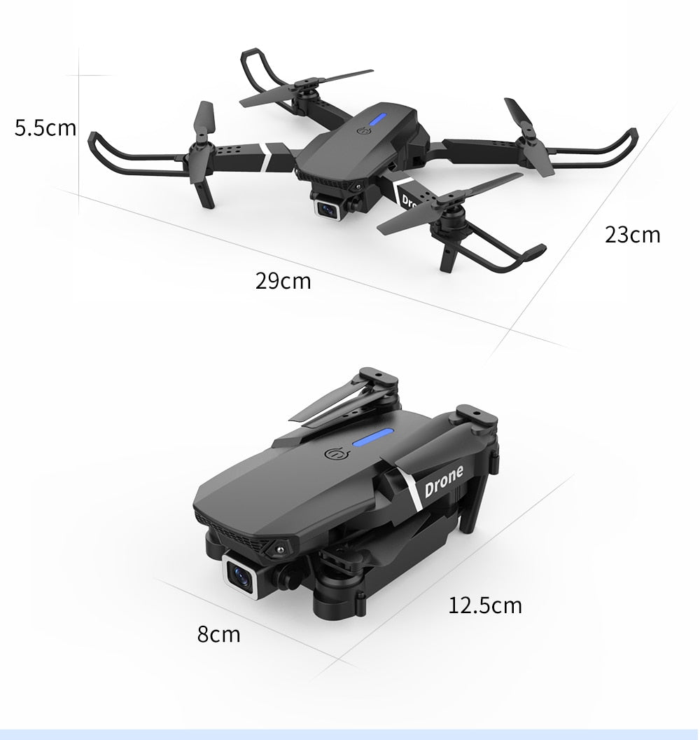 Drone Kbdfa E88 Pro 4K 2022 wifi -Luxo Premium