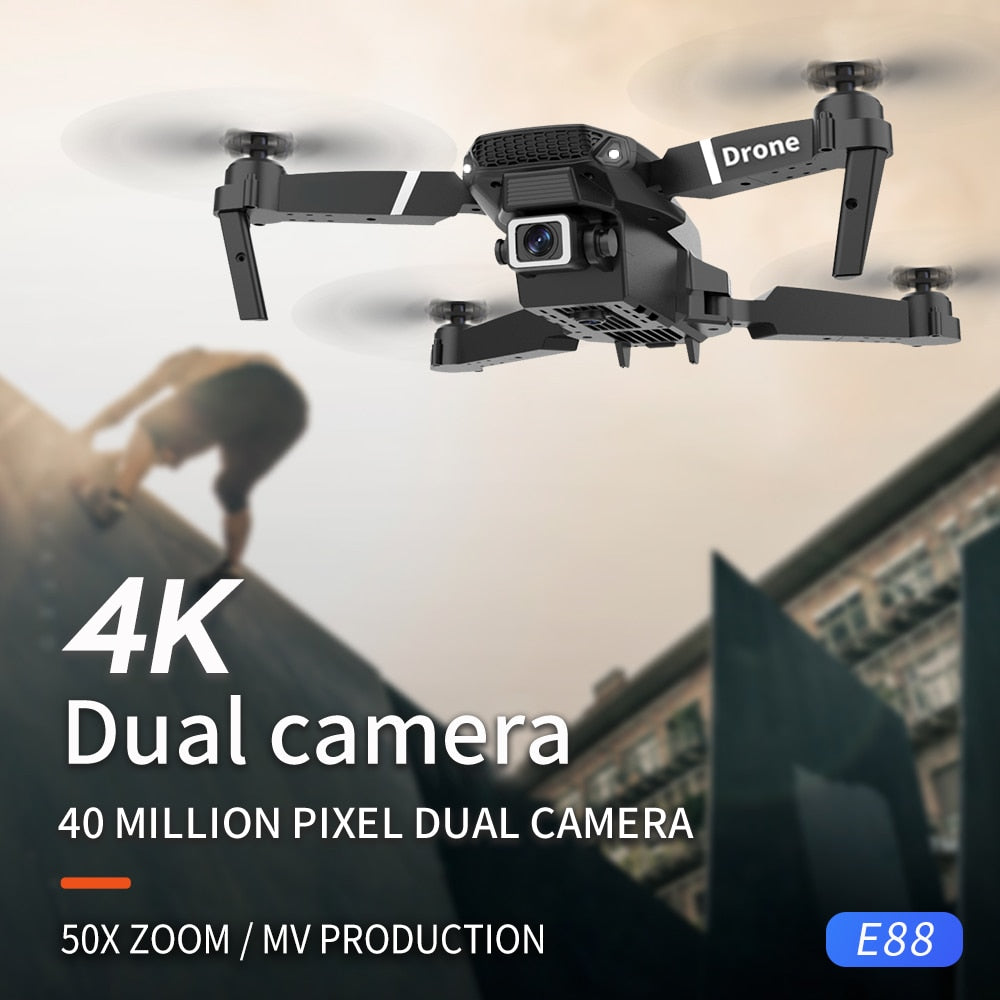 Drone Kbdfa E88 Pro 4K 2022 wifi -Luxo Premium