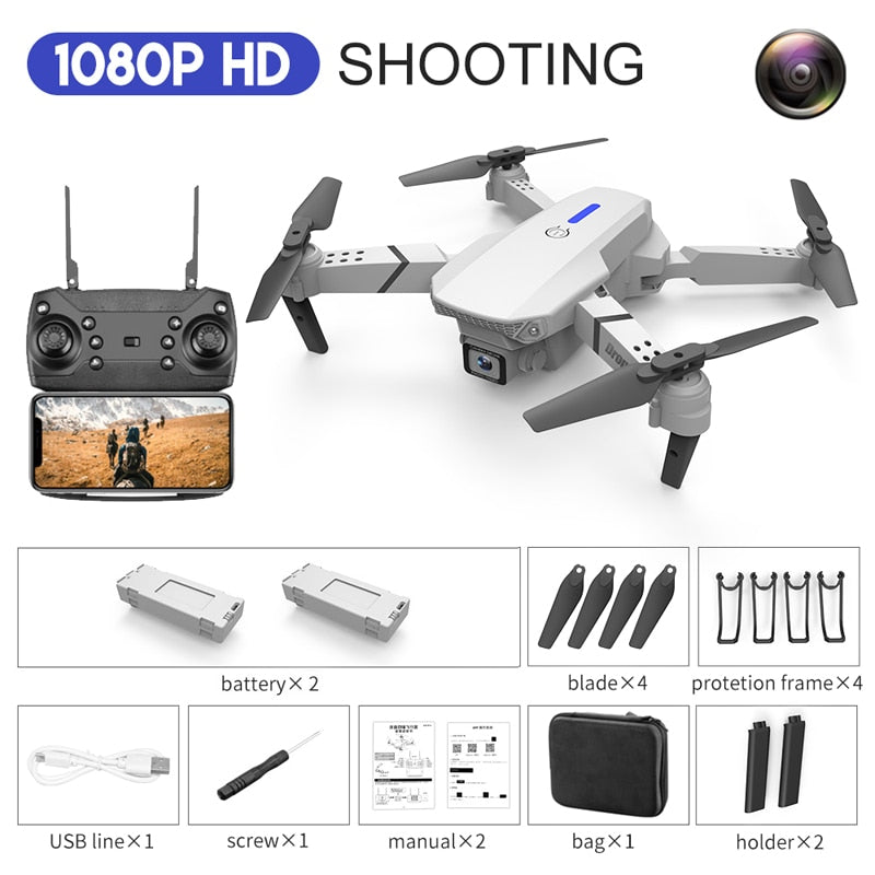 Drone Kbdfa E88 Pro 4K 2022 wifi -Luxo Premium