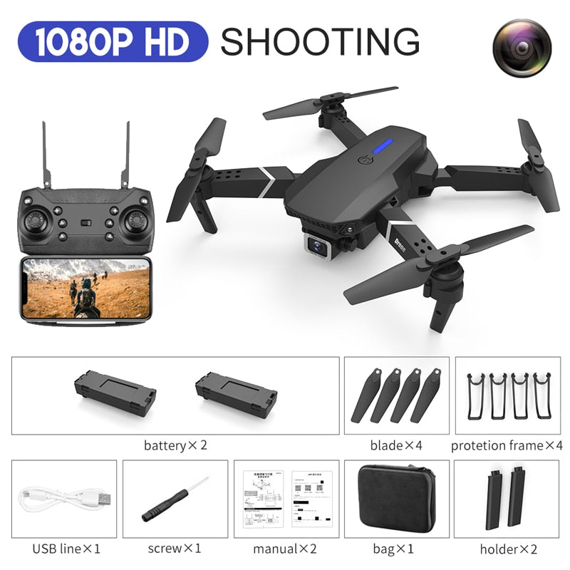 Drone Kbdfa E88 Pro 4K 2022 wifi -Luxo Premium