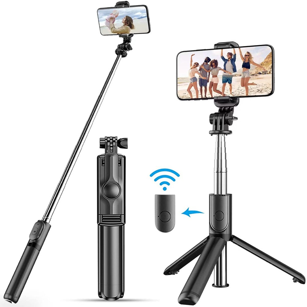 Bastão /Suporte e Tripé para Celular e Câmera- Pau de Selfie- Luxo Premium