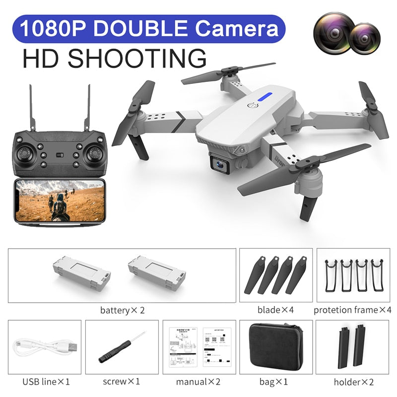 Drone Kbdfa E88 Pro 4K 2022 wifi -Luxo Premium